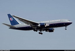 Boeing 767-200 ER United airlines  JC Wings 1:200 Reg N608UA