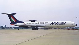 Авиалайнер Ил-62М номер HA-LIA венгерской авиакомпании MALEV