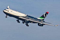 Airbus A340-213 Libya �� Inflight 1:200 Reg 5A-ONE