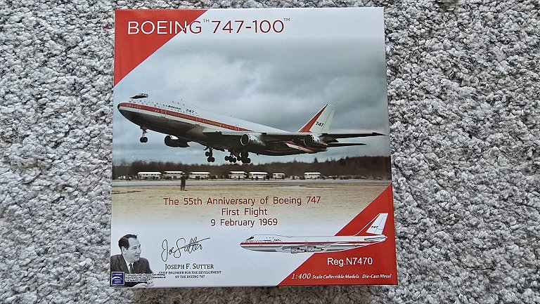 Boeing 747-100 N7470 1:400 NG Model